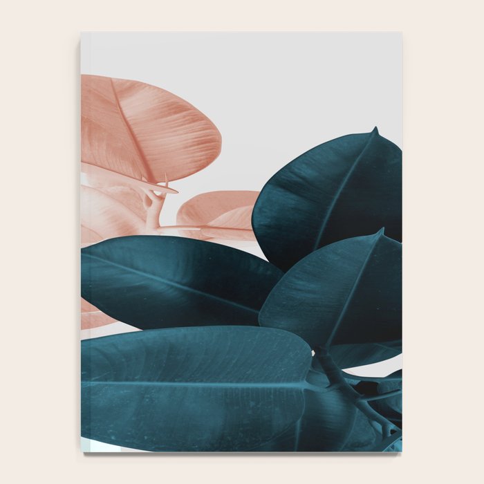 Blush & Blue Leaves Notebook Gallery Image 4