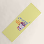 Emo Cancer in Calming Yellow | Zodiac Series Yoga Mat Gallery Image 1