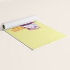 Emo Cancer in Calming Yellow | Zodiac Series Yoga Mat Gallery Image 2
