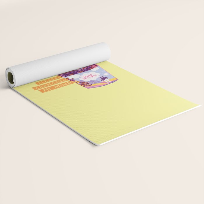 Emo Cancer in Calming Yellow | Zodiac Series Yoga Mat Gallery Image 2