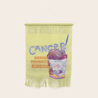 Emo Cancer in Calming Yellow | Zodiac Series Wall Hanging Gallery Image 1
