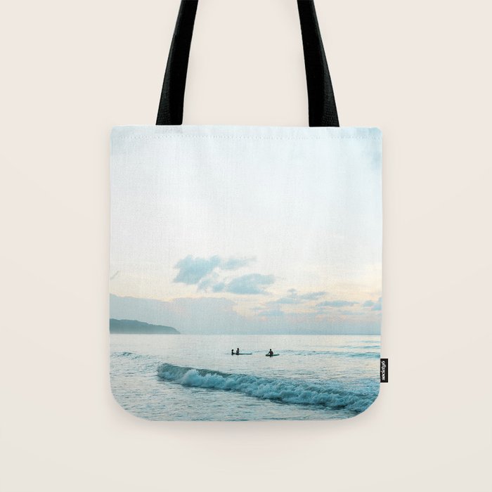 Once your board hits the water  | Surf travel photography print Tote Bag Gallery Image 1