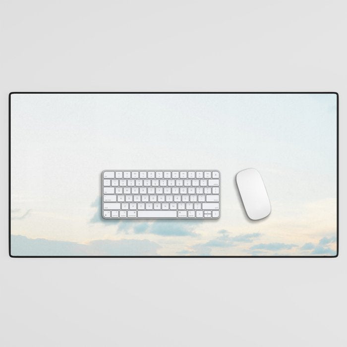 Once your board hits the water  | Surf travel photography print Desk Mat Gallery Image 1