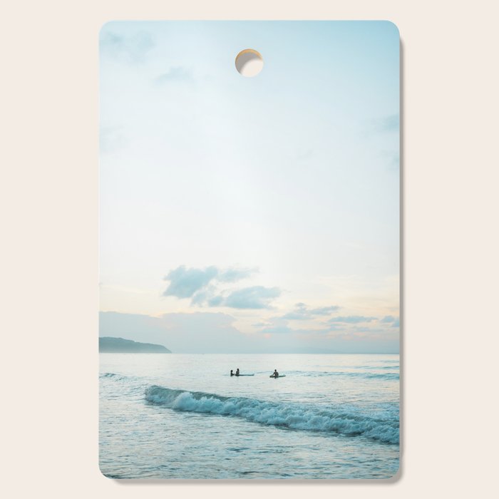 Once your board hits the water  | Surf travel photography print Cutting Board Gallery Image 1