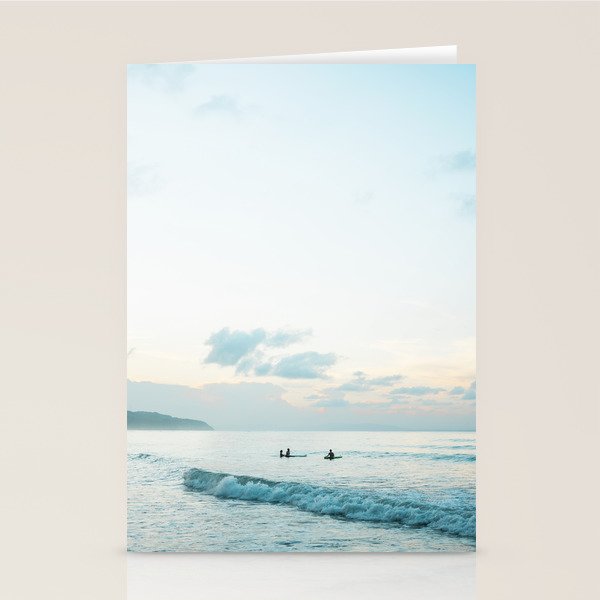 Once your board hits the water  | Surf travel photography print Stationery Card Gallery Image 1