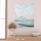 Once your board hits the water  | Surf travel photography print Wall Tapestry Gallery Image 2