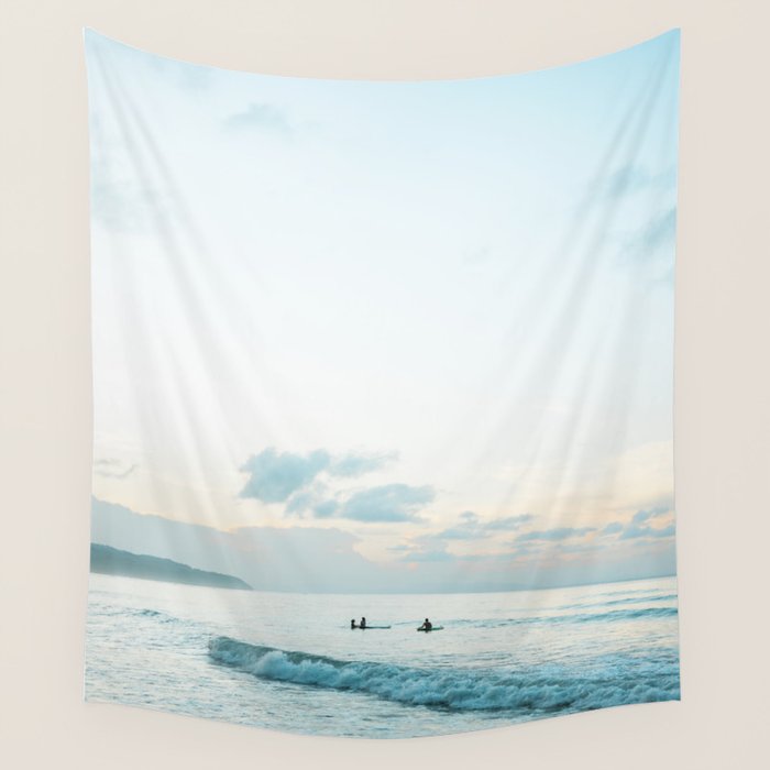 Once your board hits the water  | Surf travel photography print Wall Tapestry Gallery Image 4