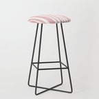 Classic Stripes XXIX - Blush Pink Stool Gallery Image 1