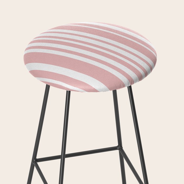 Classic Stripes XXIX - Blush Pink Stool Gallery Image 2