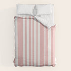 Classic Stripes XXIX - Blush Pink Duvet Cover Gallery Image 6