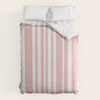 Classic Stripes XXIX - Blush Pink Comforter Gallery Image 6