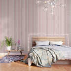 Classic Stripes XXIX - Blush Pink Wallpaper Gallery Image 3