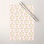 French Patisserie Macarons Wrapping Paper Gallery Image 1