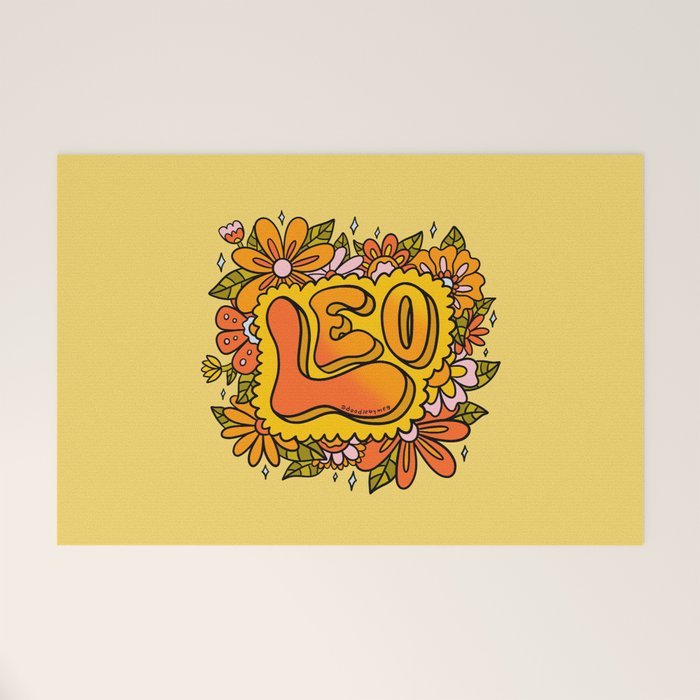 Leo Flowers Welcome Mat Gallery Image 1