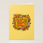 Leo Flowers Stationery Card Gallery Image 2