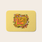 Leo Flowers Bath Mat Gallery Image 1