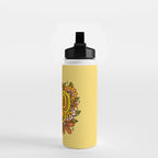Leo Flowers Water Bottle Gallery Image 2