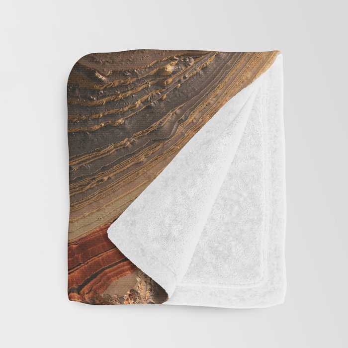 Tiger's Eye Canyon Throw Blanket Gallery Image 3