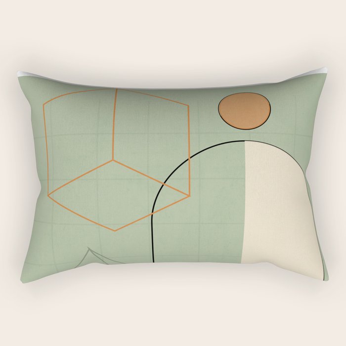 Geometric Shapes 6 Rectangular Pillow Gallery Image 1
