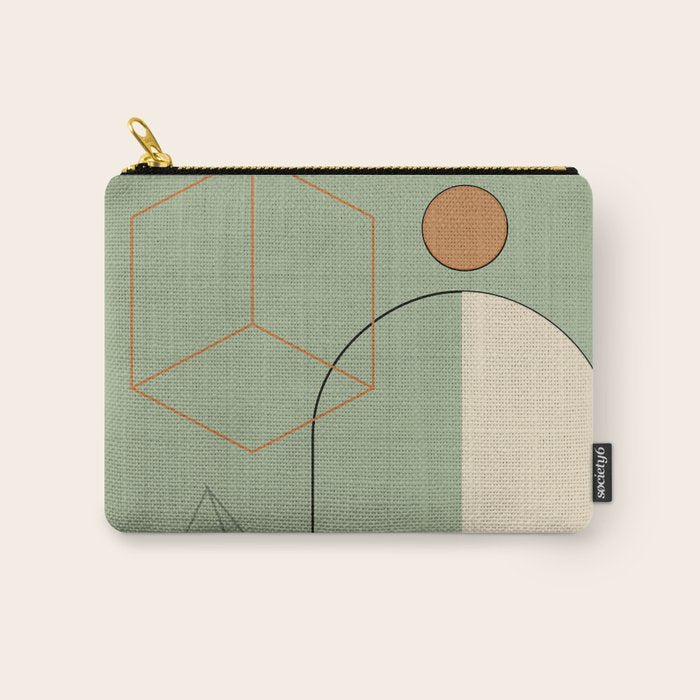Geometric Shapes 6 Carry All Pouch Gallery Image 1