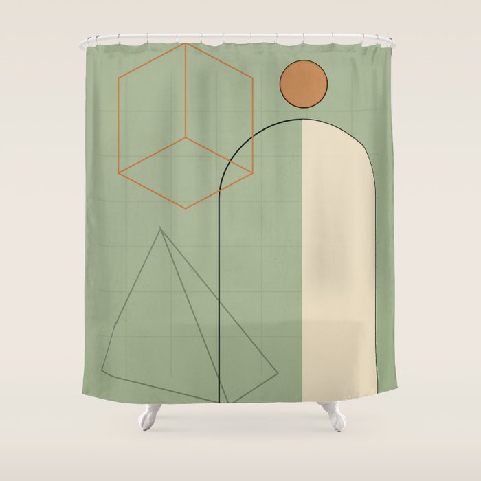 Geometric Shapes 6 Shower Curtain Gallery Image 1