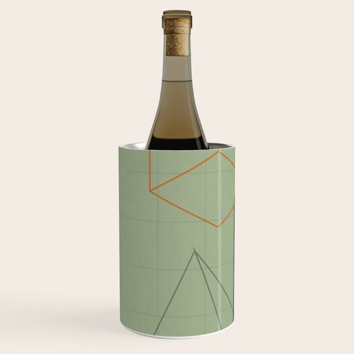 Geometric Shapes 6 Wine Chiller Gallery Image 2