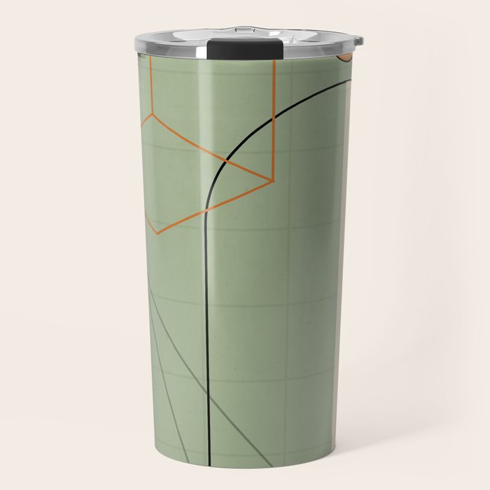 Geometric Shapes 6 Travel Mug Gallery Image 1