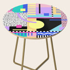Memphis pattern 119 - 80s / 90s Retro Side Table Gallery Image 2