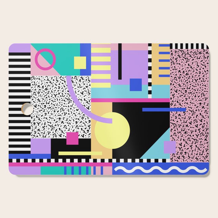 Memphis pattern 119 - 80s / 90s Retro Cutting Board Gallery Image 1
