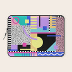 Memphis pattern 119 - 80s / 90s Retro Laptop Sleeve Gallery Image 1