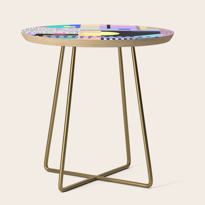 Memphis pattern 119 - 80s / 90s Retro Side Table Gallery Image 1