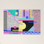 Memphis pattern 119 - 80s / 90s Retro Welcome Mat Gallery Image 1