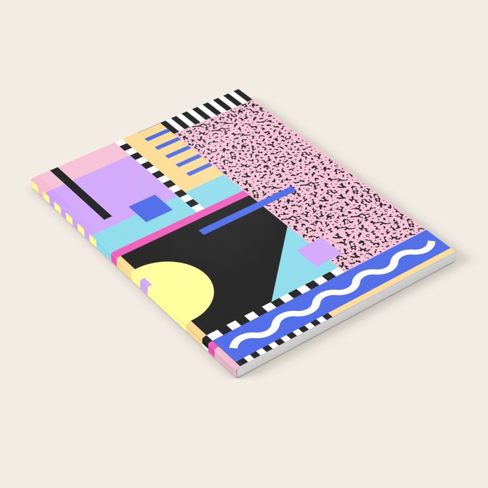 Memphis pattern 119 - 80s / 90s Retro Notebook Gallery Image 2