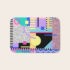 Memphis pattern 119 - 80s / 90s Retro Bath Mat Gallery Image 1