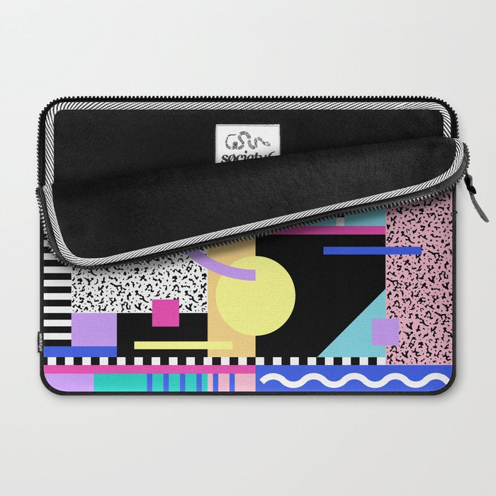 Memphis pattern 119 - 80s / 90s Retro Laptop Sleeve Gallery Image 2