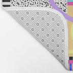 Memphis pattern 119 - 80s / 90s Retro Bath Mat Gallery Image 2