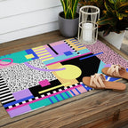Memphis pattern 119 - 80s / 90s Retro Outdoor Rug Gallery Image 2