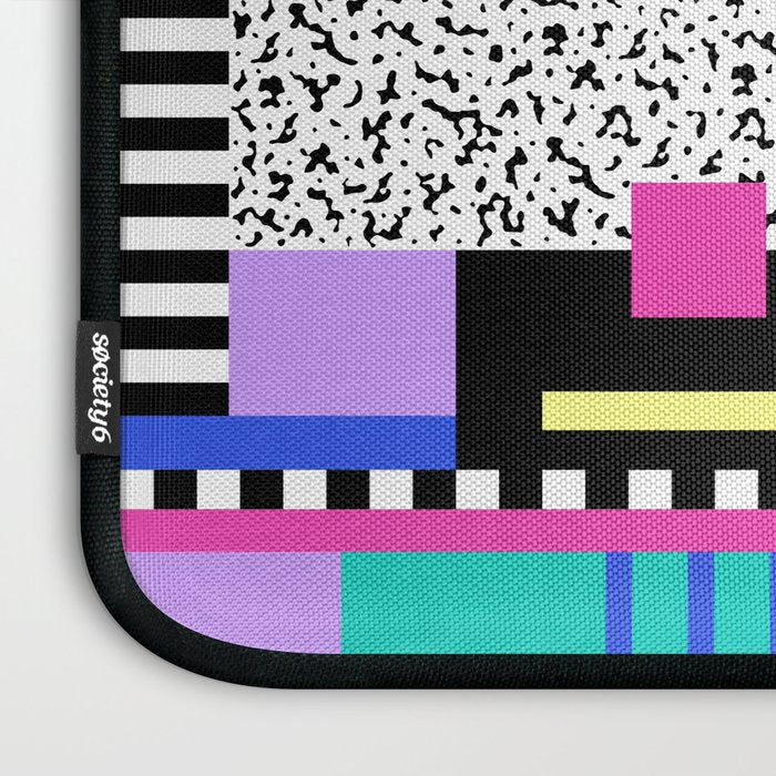 Memphis pattern 119 - 80s / 90s Retro Laptop Sleeve Gallery Image 3