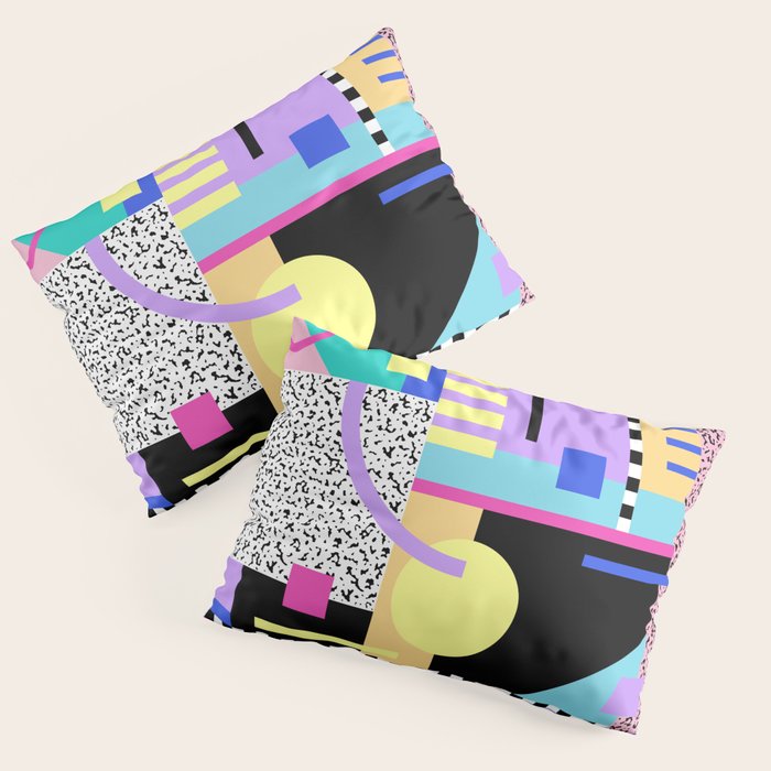 Memphis Pattern 119 - 80s / 90s Retro Pillow Sham Gallery Image 3
