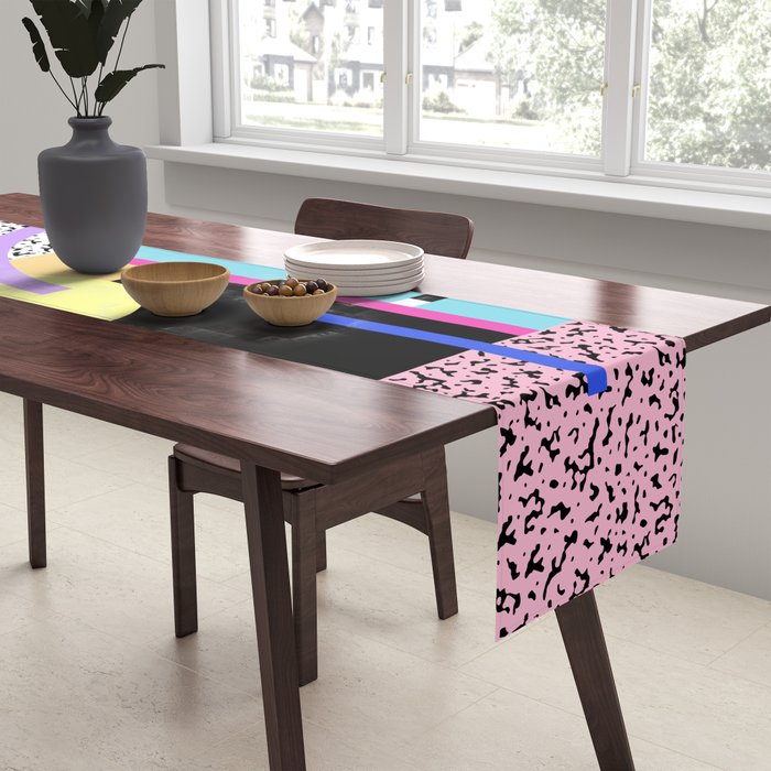 Memphis pattern 119 - 80s / 90s Retro Table Runner Gallery Image 2
