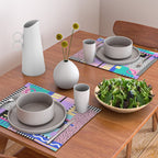 Memphis pattern 119 - 80s / 90s Retro Placemat Gallery Image 2