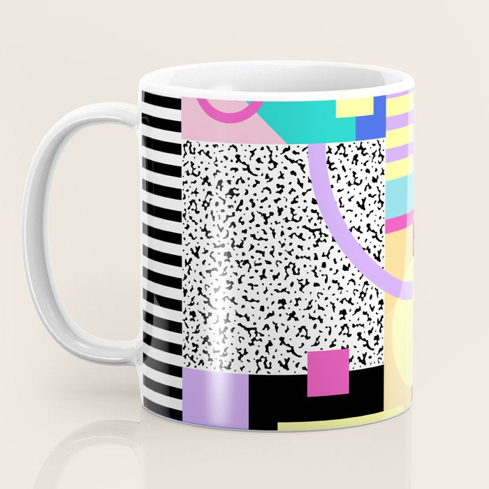 Memphis pattern 119 - 80s / 90s Retro Coffee Mug Gallery Image 3