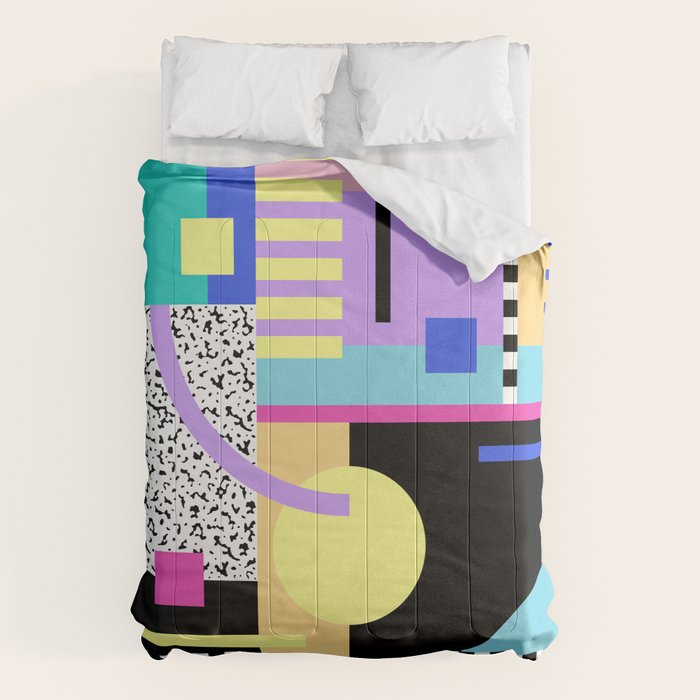 Memphis pattern 119 - 80s / 90s Retro Comforter Gallery Image 6