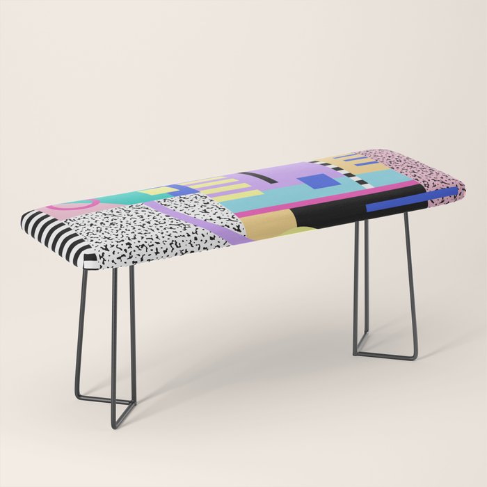 Memphis pattern 119 - 80s / 90s Retro Bench Gallery Image 1