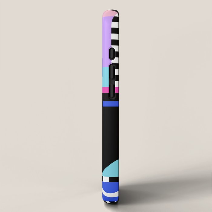 Memphis pattern 119 - 80s / 90s Retro iPhone Case Gallery Image 2