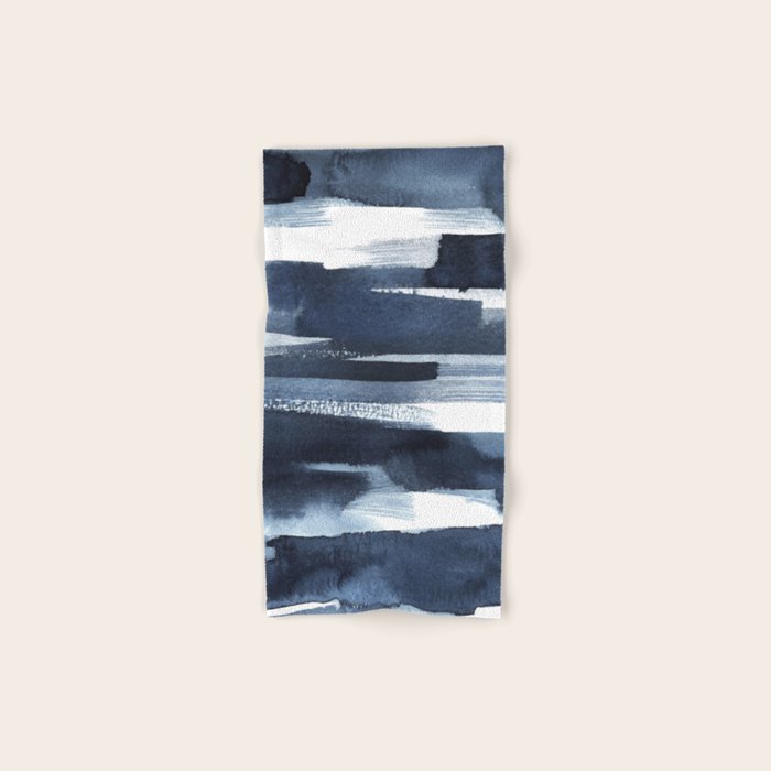 Blue Brush Bath Towel Gallery Image 1