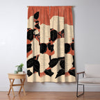 White Roses 4 Window Curtain Gallery Image 5