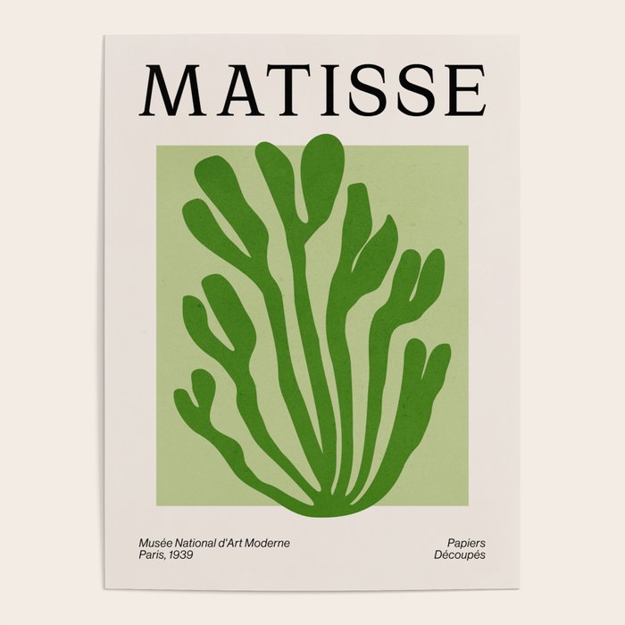 La Palma & Sage: Matisse Paper Leaf Cutouts 03 Poster Gallery Image 4
