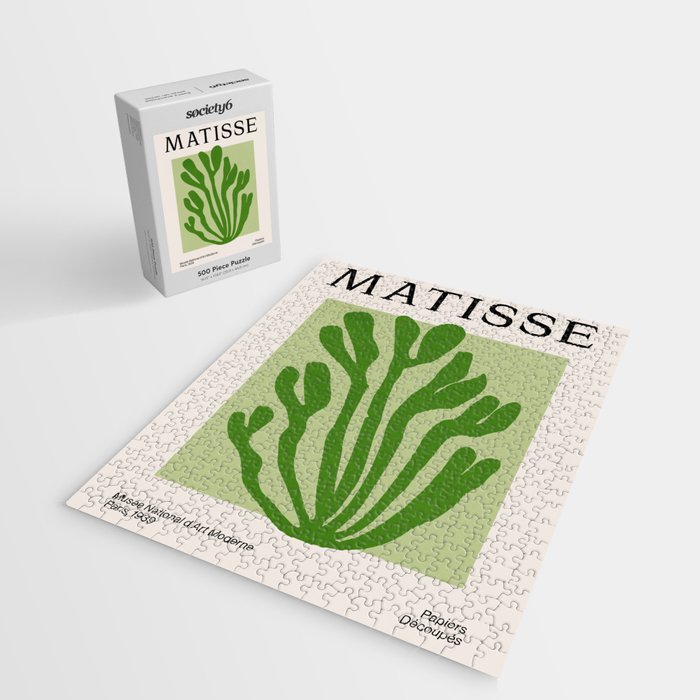 La Palma & Sage: Matisse Paper Leaf Cutouts 03 Jigsaw Puzzle Gallery Image 2