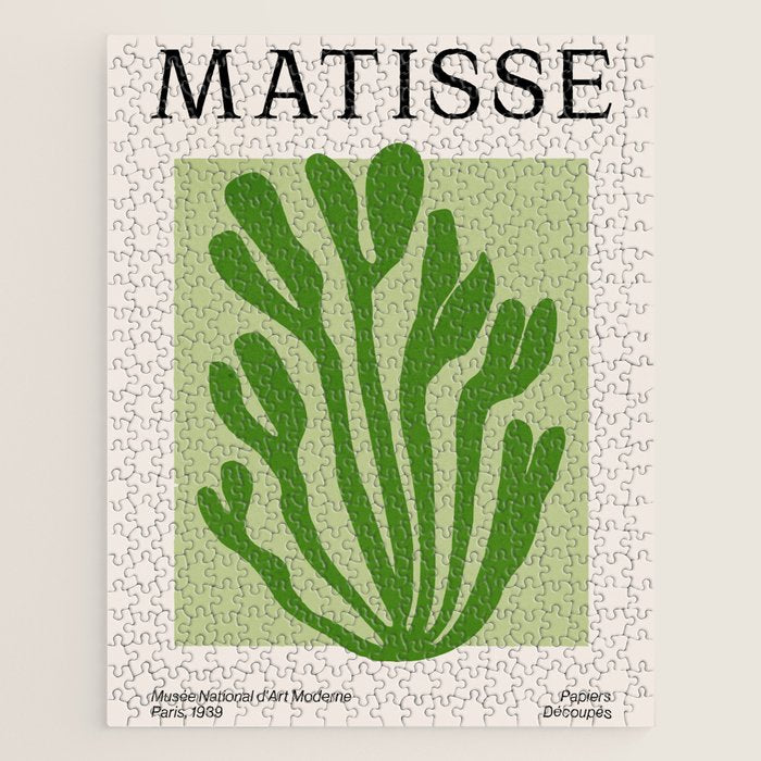 La Palma & Sage: Matisse Paper Leaf Cutouts 03 Jigsaw Puzzle Gallery Image 1